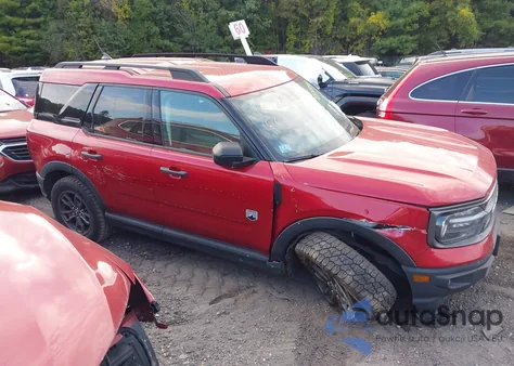 2021 Ford Bronco Sport Big Bend из США, поврежденный, VIN 3FMCR9B62MRA92402